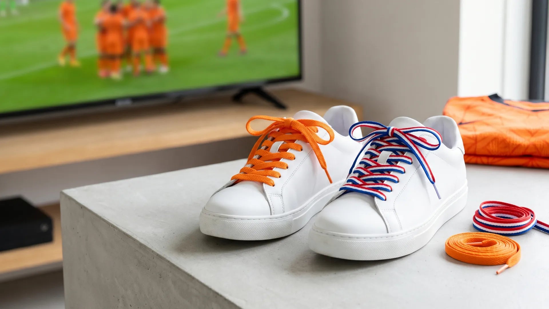 Oranje veters & matchday outfits: zo maak je je sneakers WK-ready