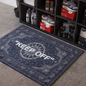 a rug on the floor