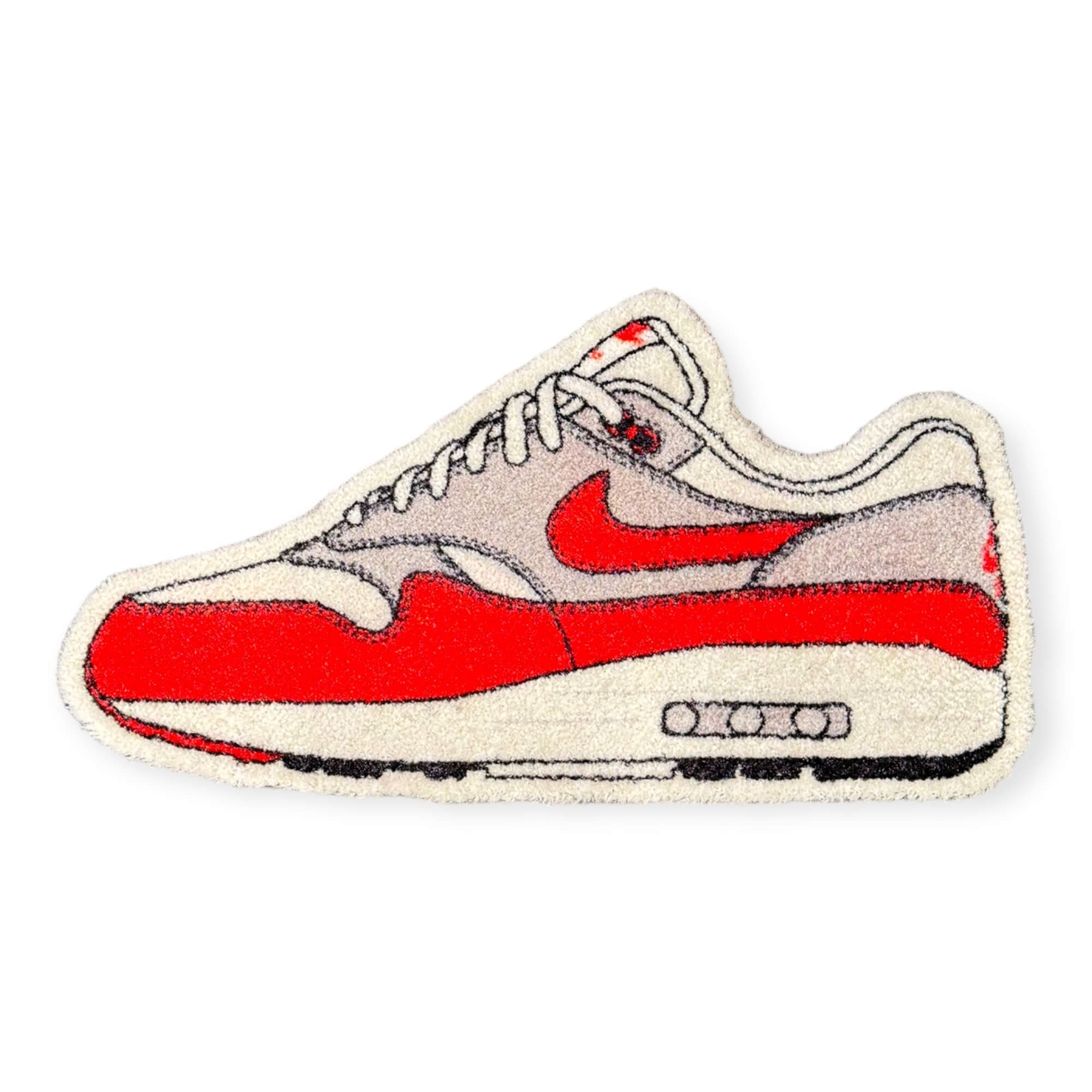 Sneaker Essentials - Cutout vloerkleed  - Air Max 1 - Anniversary Red Small - Sneaker Essentials