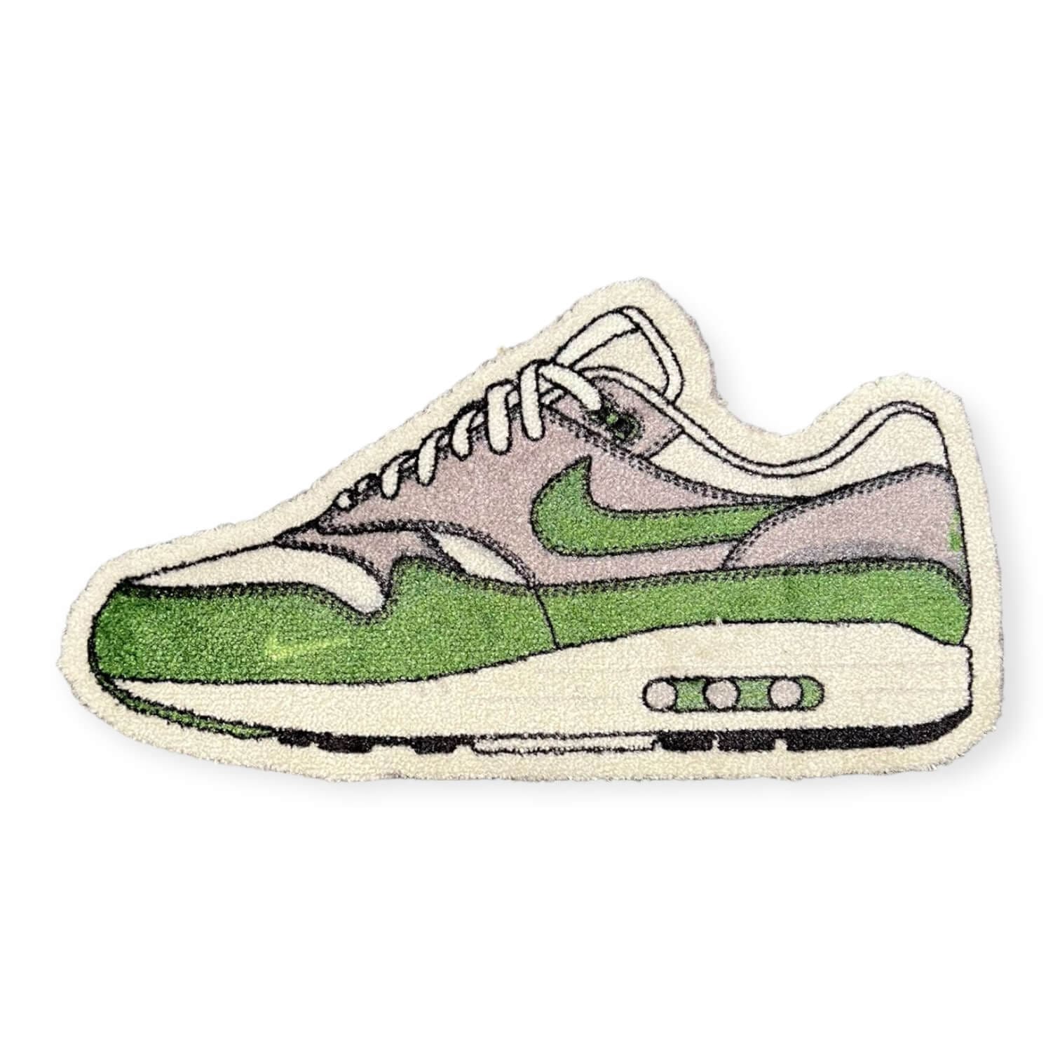 Sneaker Essentials - Cutout vloerkleed - Air Max 1 - Chlorophyll Small - Sneaker Essentials