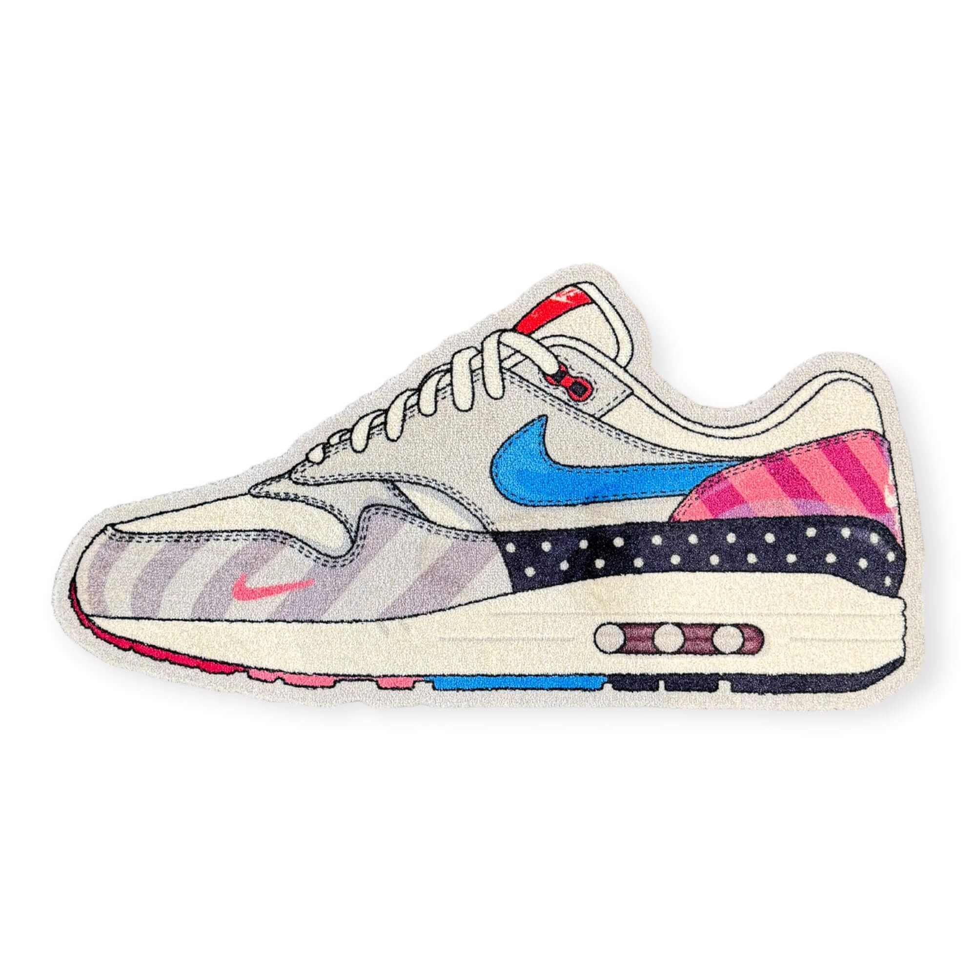 Sneaker Essentials - Cutout vloerkleed  - Air Max 1 - Parra 2018 Small - Sneaker Essentials