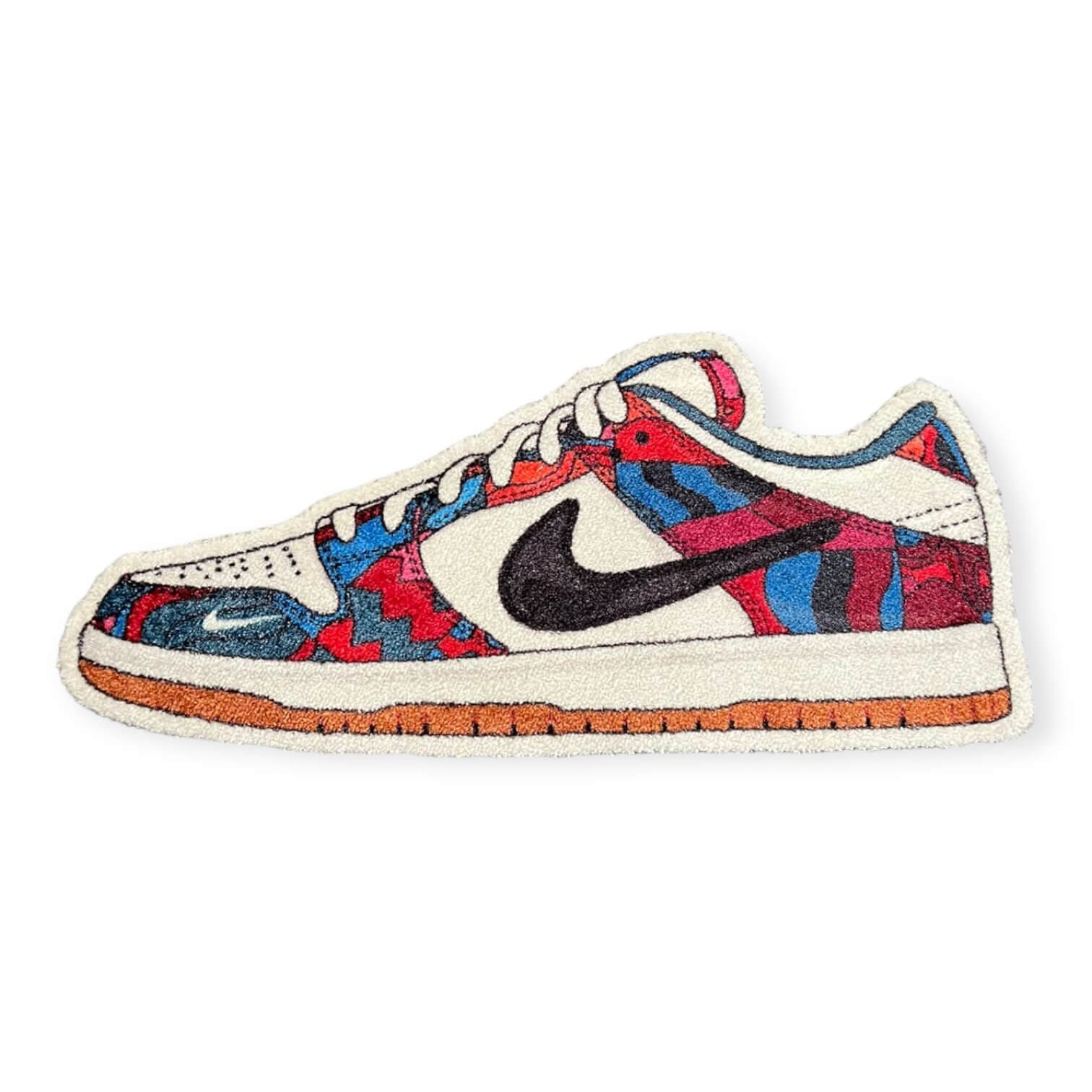 Sneaker Essentials - Cutout vloerkleed - Dunk Lo SB - Piet Parra Medium - Sneaker Essentials