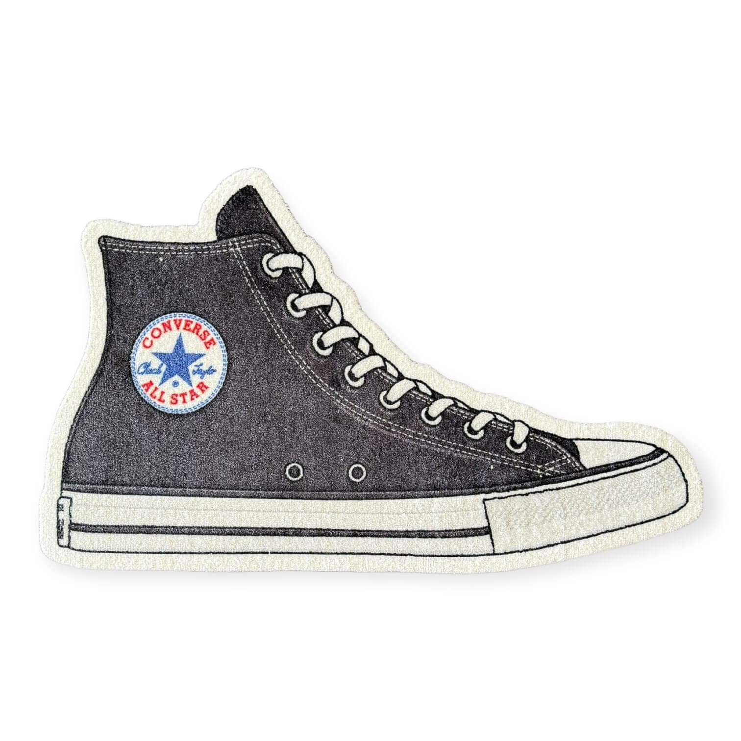 Sneaker Essentials - Cutout vloerkleed - Converse All Star Black Medium - Sneaker Essentials