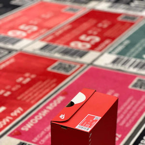 Gepersonaliseerde shoebox matenlabel mat - maak jouw eigen vloerkleed! - Sneaker Essentials