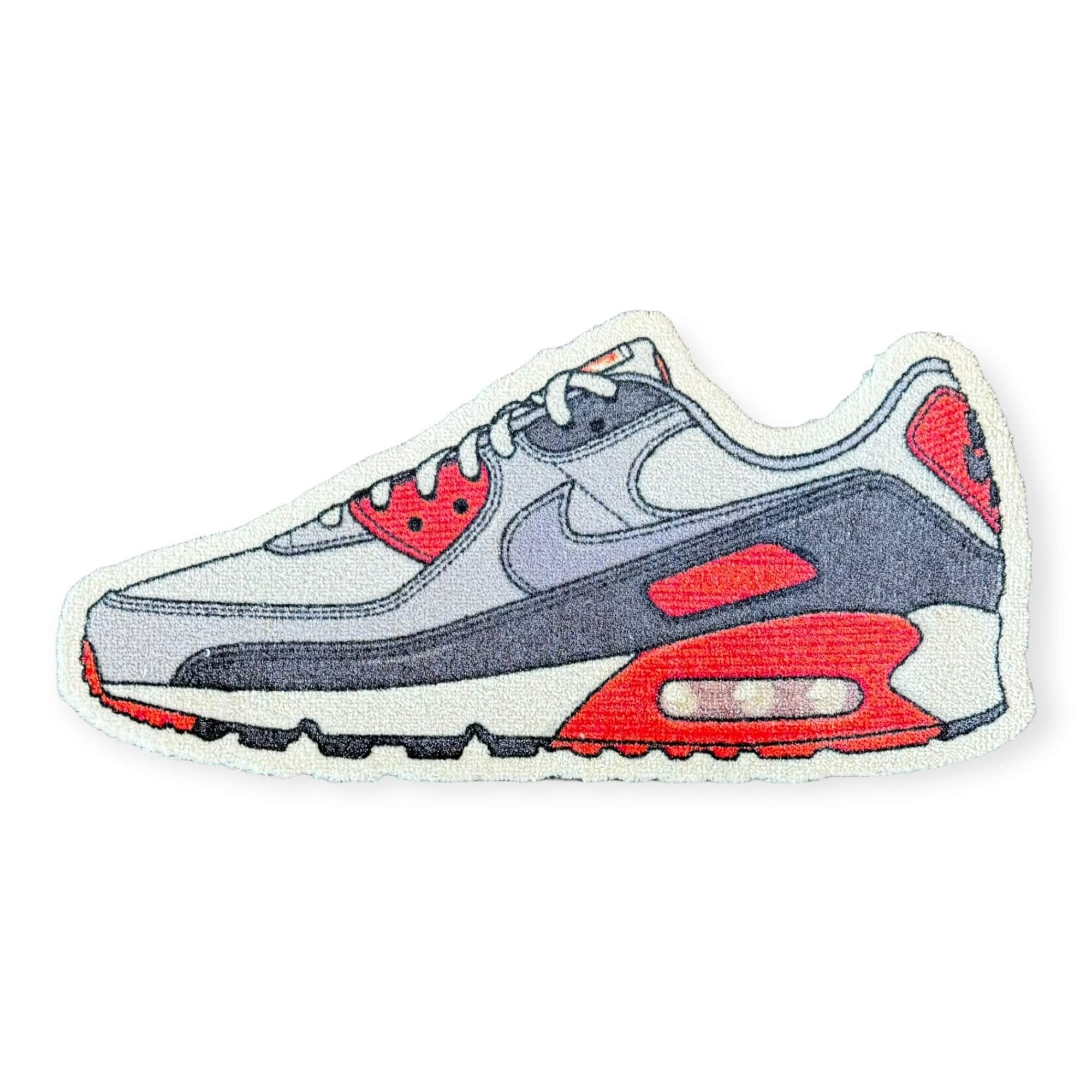 Sneaker Essentials - Cutout vloerkleed - Air Max 90 - Infrared Medium - Sneaker Essentials